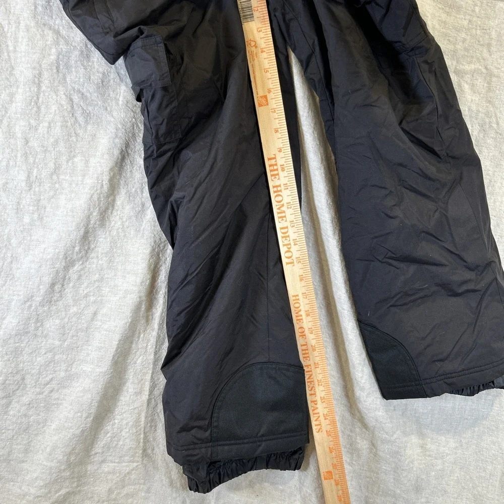 Snow Pants Kids Size 12 Unisex By Sport Essentials Ski Snowboarding Black‎